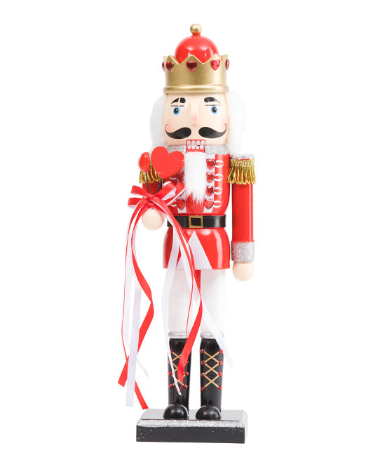 Valentine's Day - 14" King Nutcracker