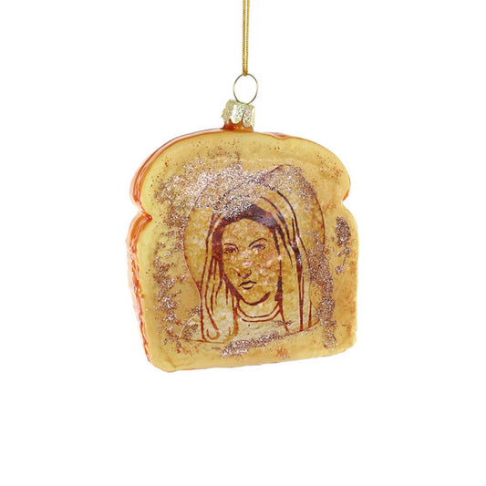 PRESALE: Virgin Mary On Toast Ornament 3.75"