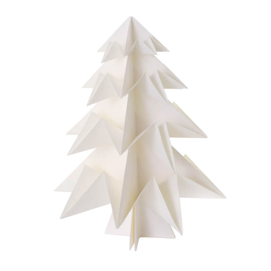 White Christmas Paper Tree 10"